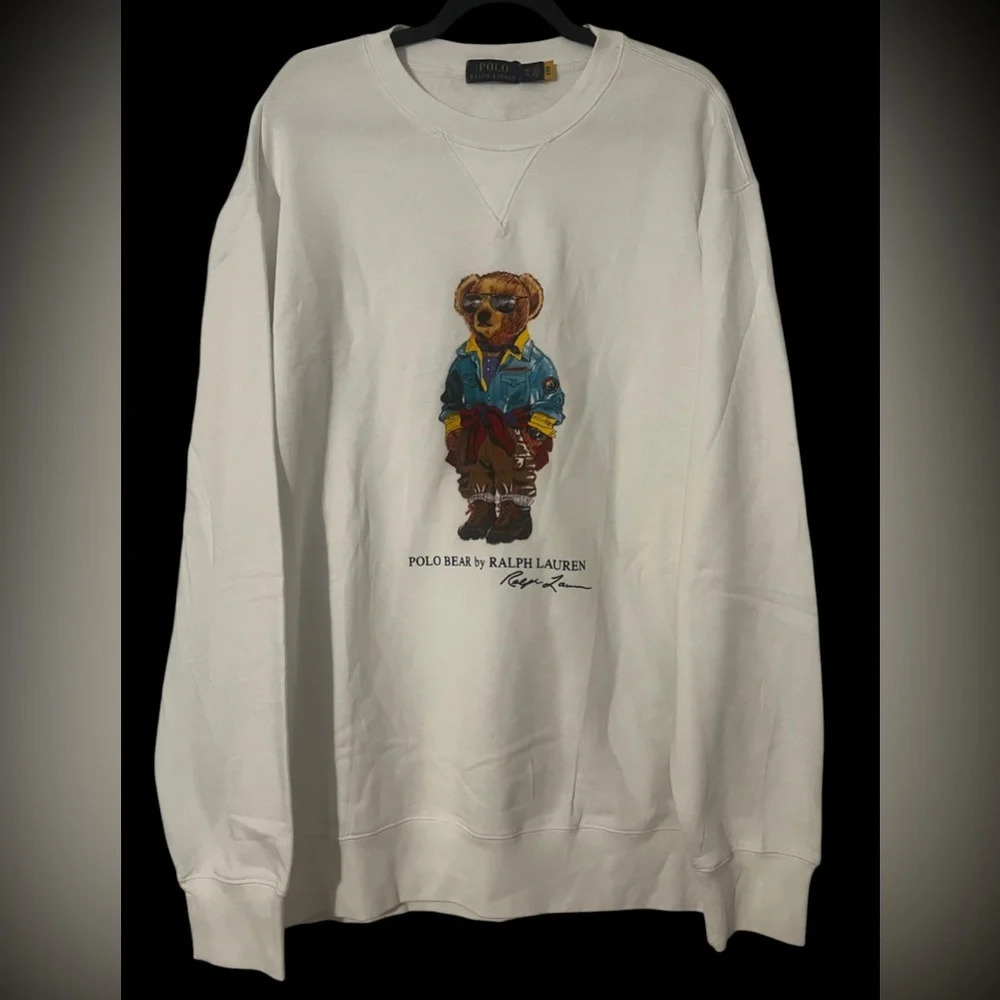 Genuine Polo Ralph Lauren Polo Bear Fleece Sweatshirt - Authenticated